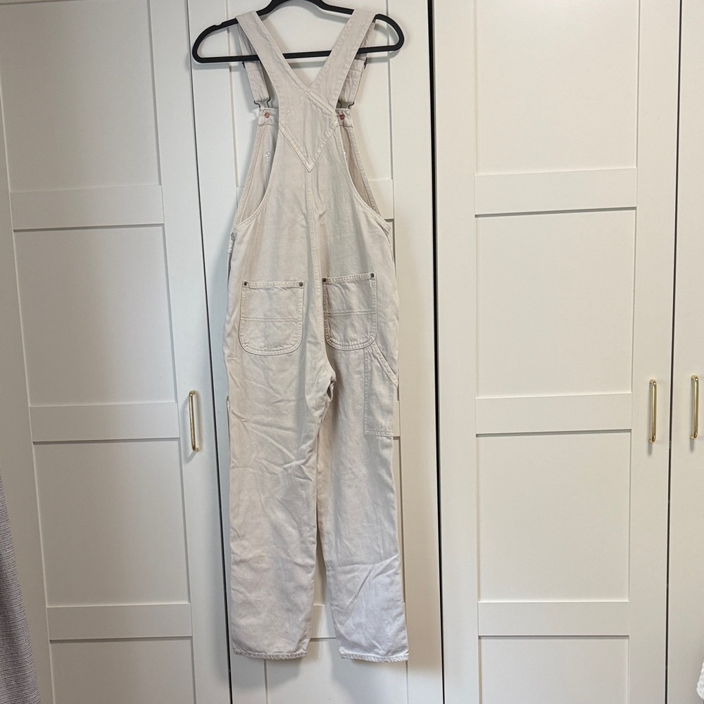 Old Navy Women's Light Beige Overalls - Picture 4 of 5